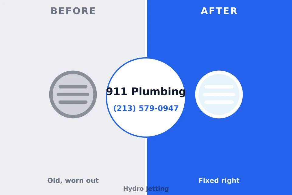 Before and after: plumbing repair Leominster, MA
